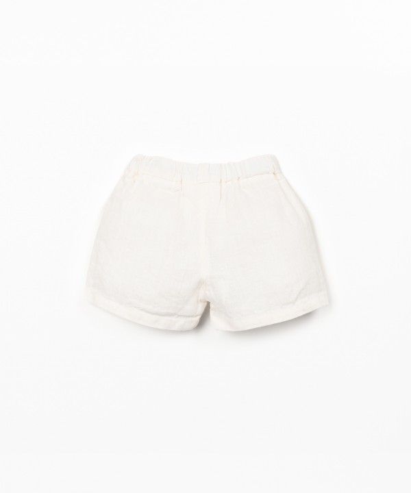 Linen fabric shorts