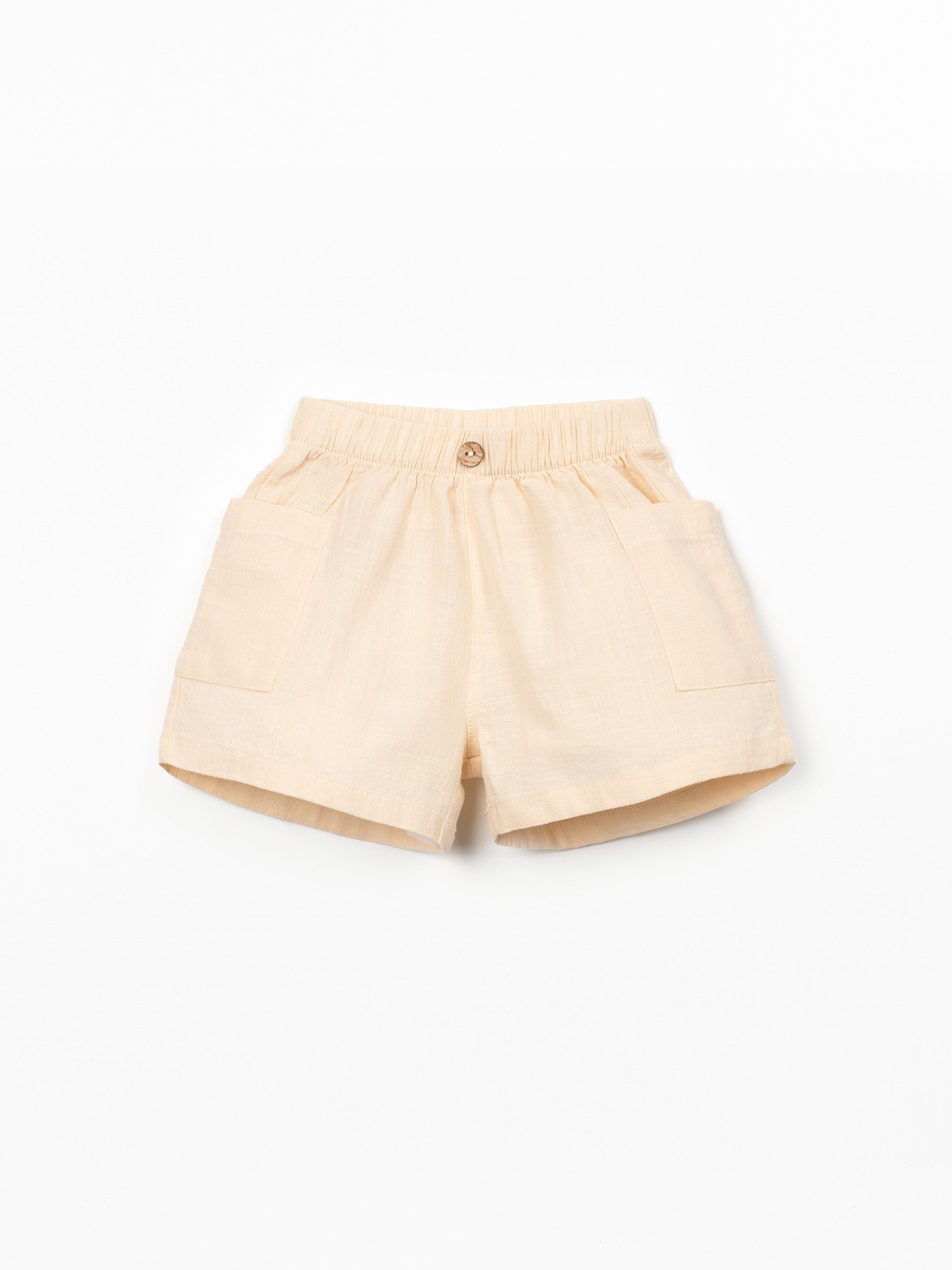 Calção de tecido em algodão orgânico