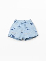 Jersey shorts with print