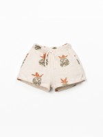Jersey shorts with print