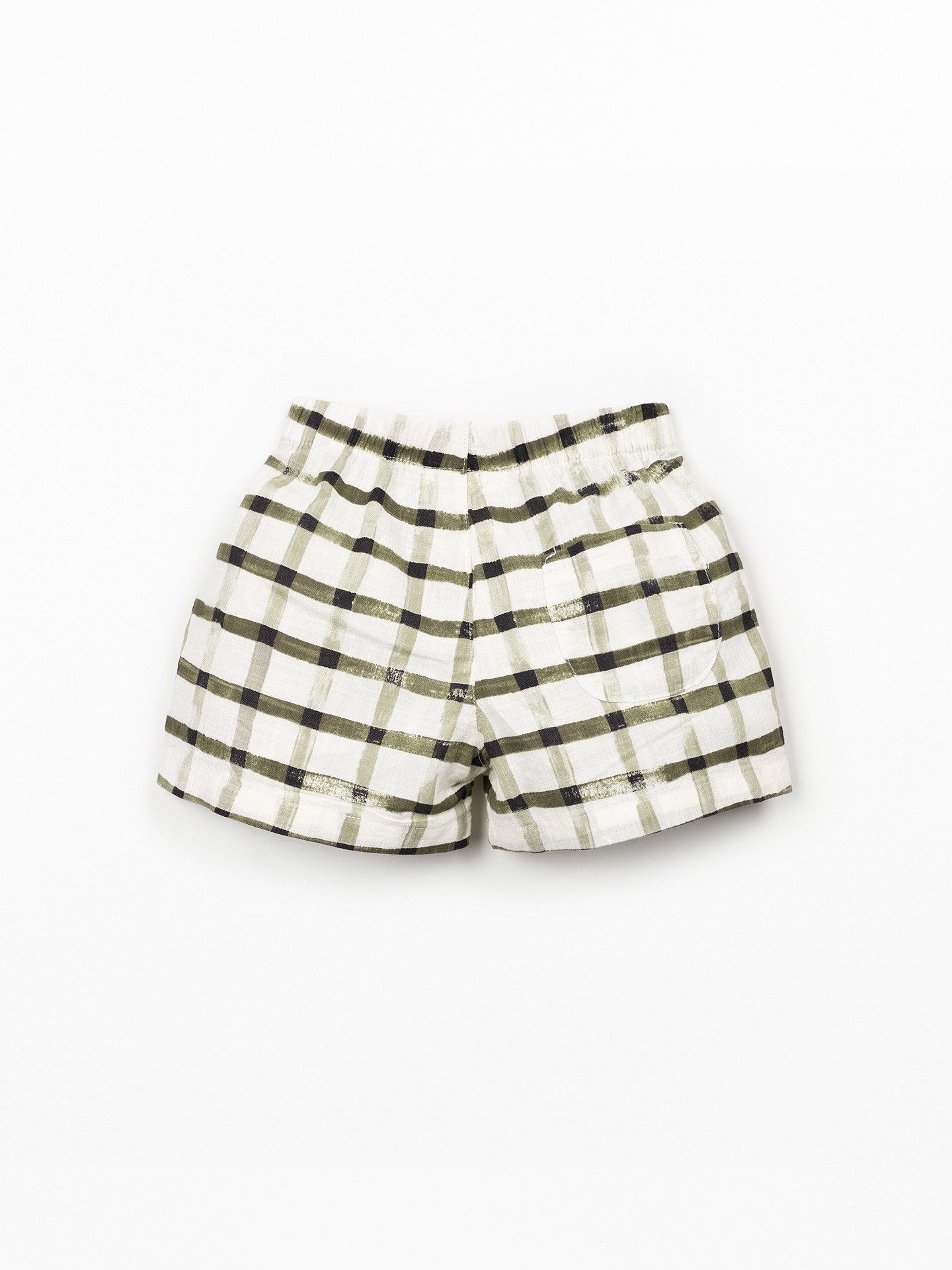 Calção com estampadro xadrez