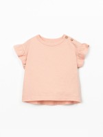 Organic and recycled cotton jersey t-shirt