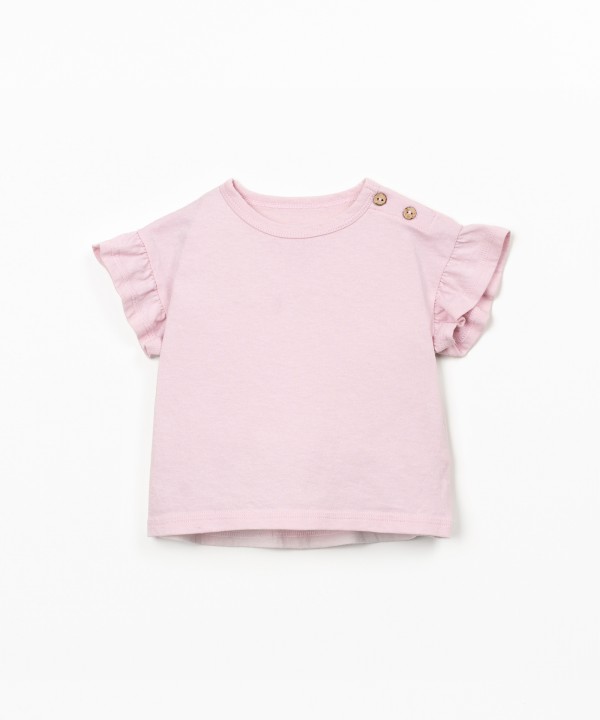 Jersey t-shirt in organic and recycled cotton