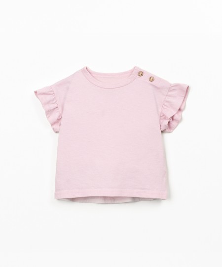 Jersey t-shirt in organic and recycled cotton