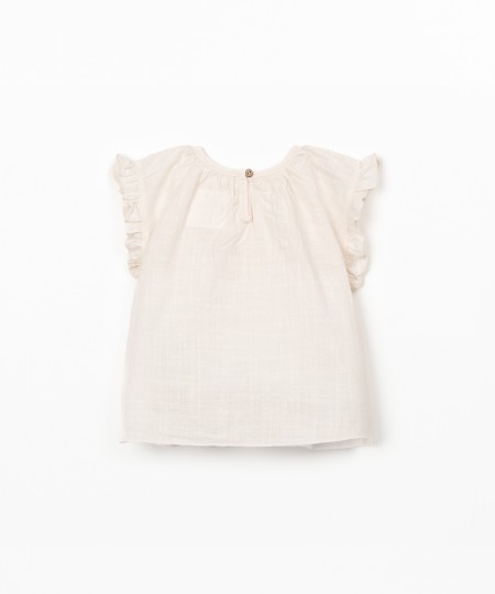 Túnica de tejido de algodón orgánico