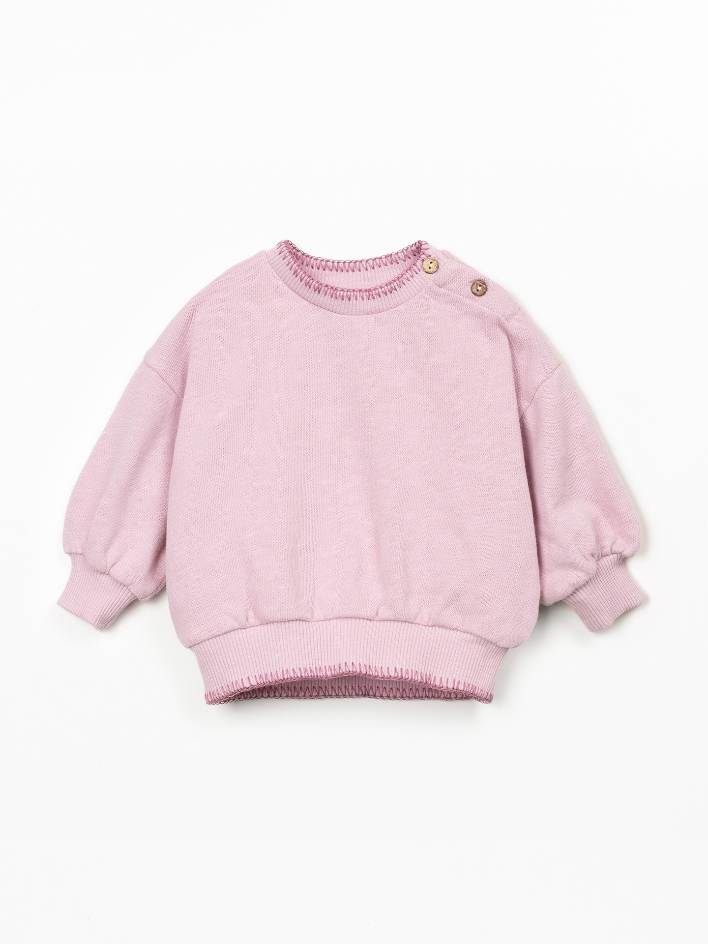 Sweater in blend of natural fibers