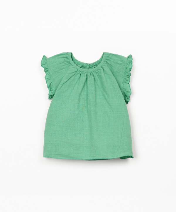 T�nica de tecido em algod�o org�nico