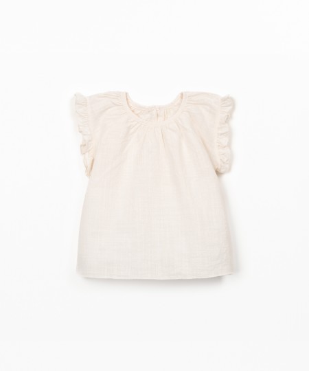 Túnica de tejido de algodón orgánico