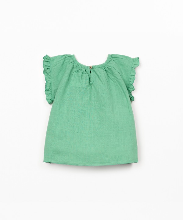 T�nica de tecido em algod�o org�nico