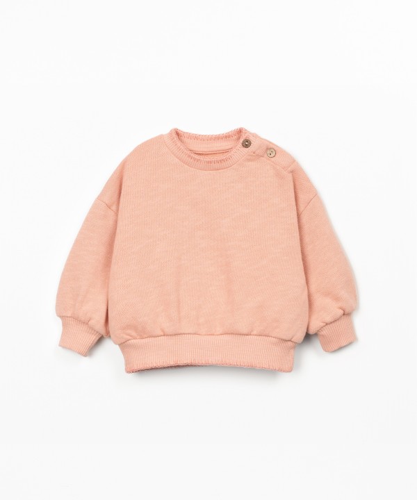 Sweater with a blend of natural fibers