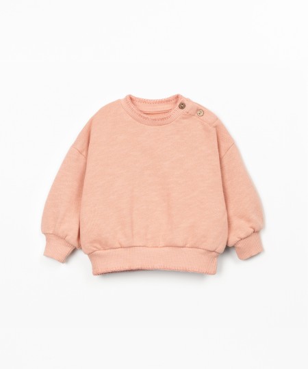 Sweater with a blend of natural fibers