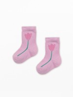 Meias com estampado de tulipas Meias com estampado de tulipas