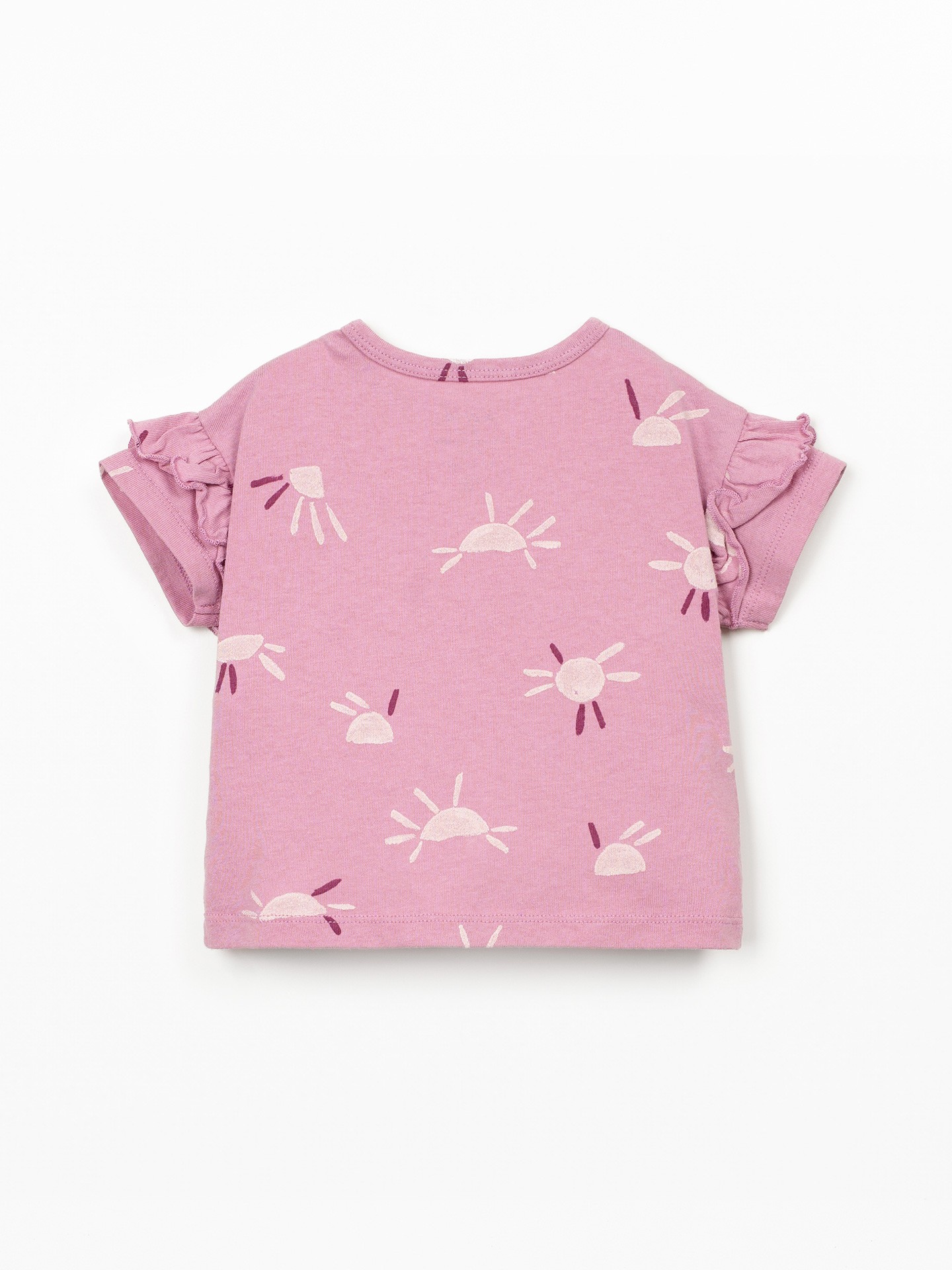 T-shirt anti-UV com mistura de fibras recicladas e fibras naturais