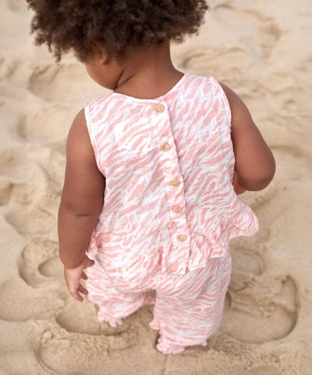 Fabric top with print