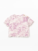 T-shirt avec imprim� tie dye