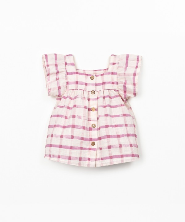 Tunic in organic cotton fabric