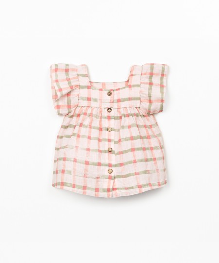 Tunic in organic cotton fabric