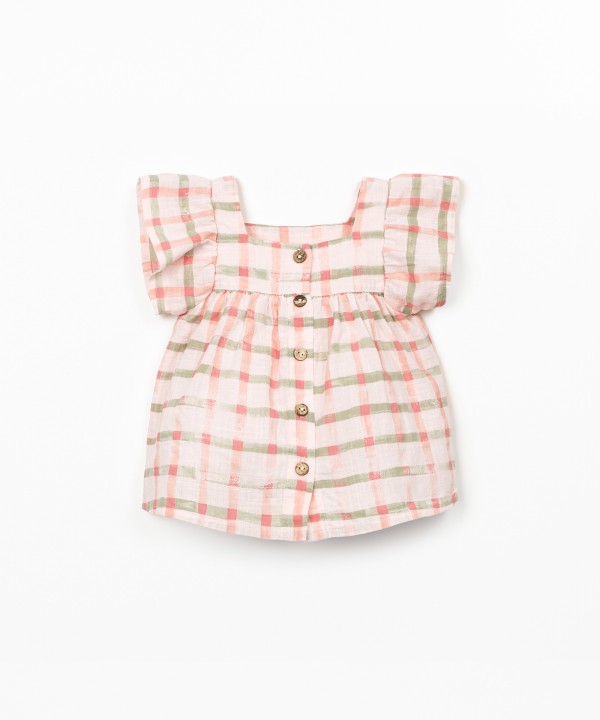 Tunic in organic cotton fabric