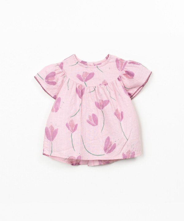 Tunic with tulip print