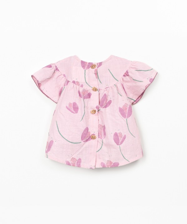 Tunic with tulip print