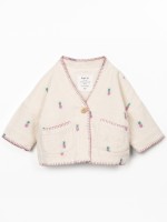 Fabric jacket with print