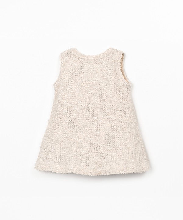 Knit-effect jersey dress