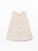 Knit-effect jersey dress