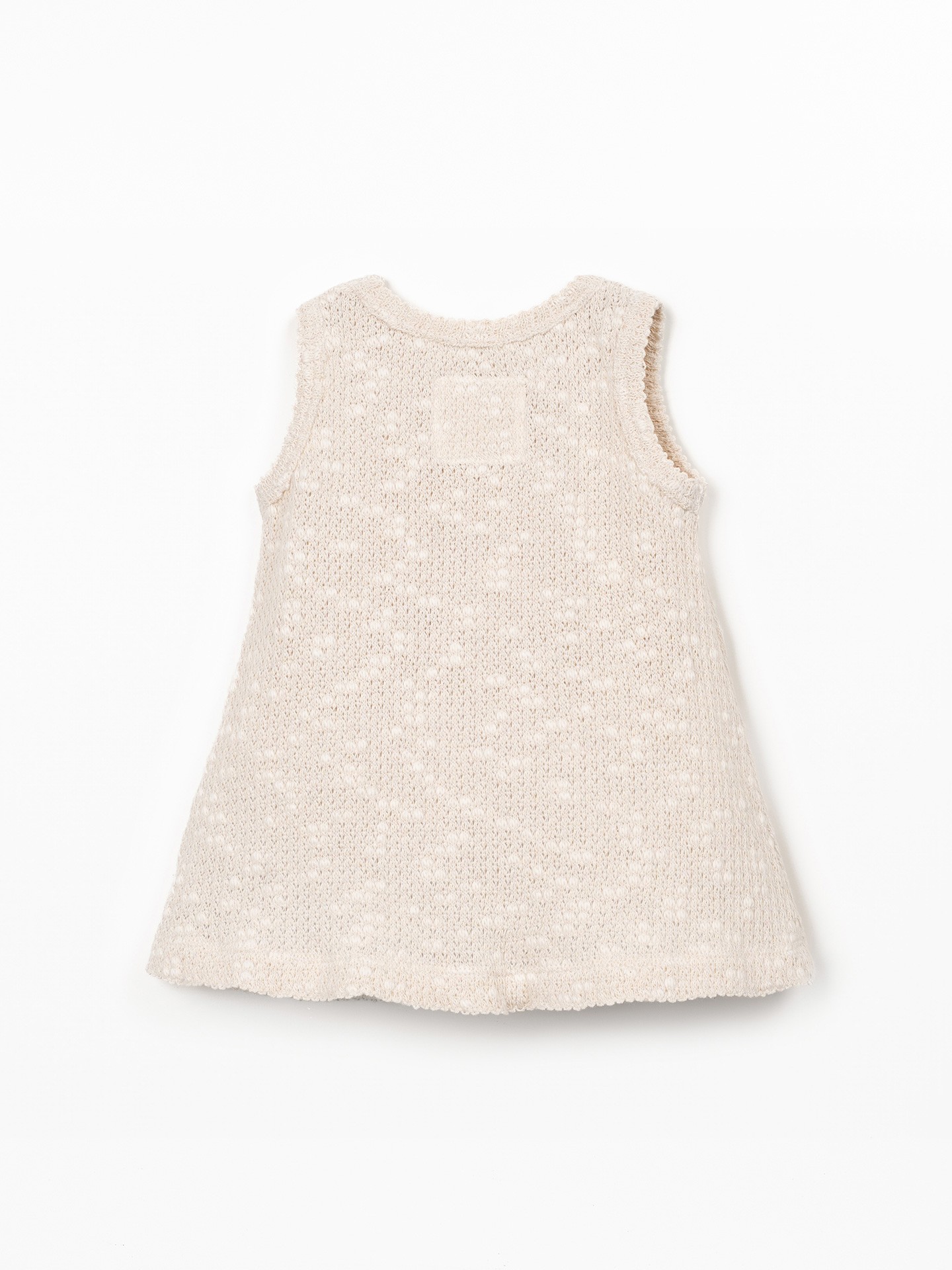 Knit-effect jersey dress