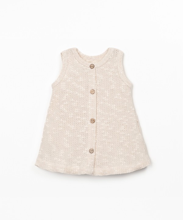 Knit-effect jersey dress