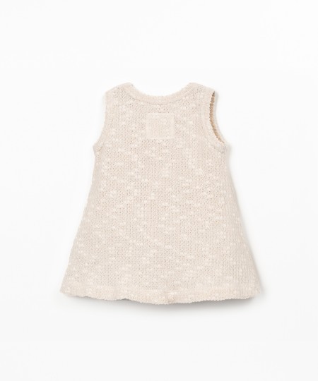 Knit-effect jersey dress