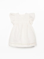 Vestido de tecido em linho