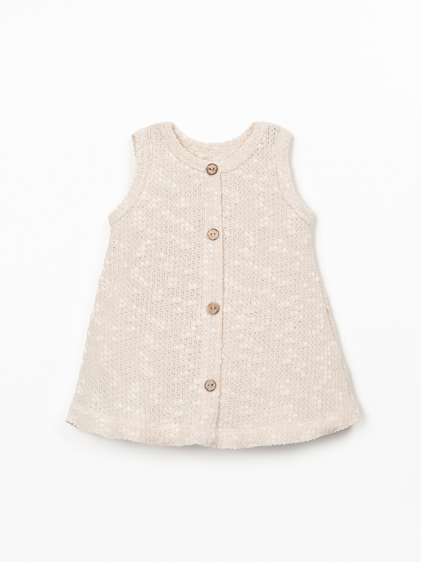 Knit-effect jersey dress