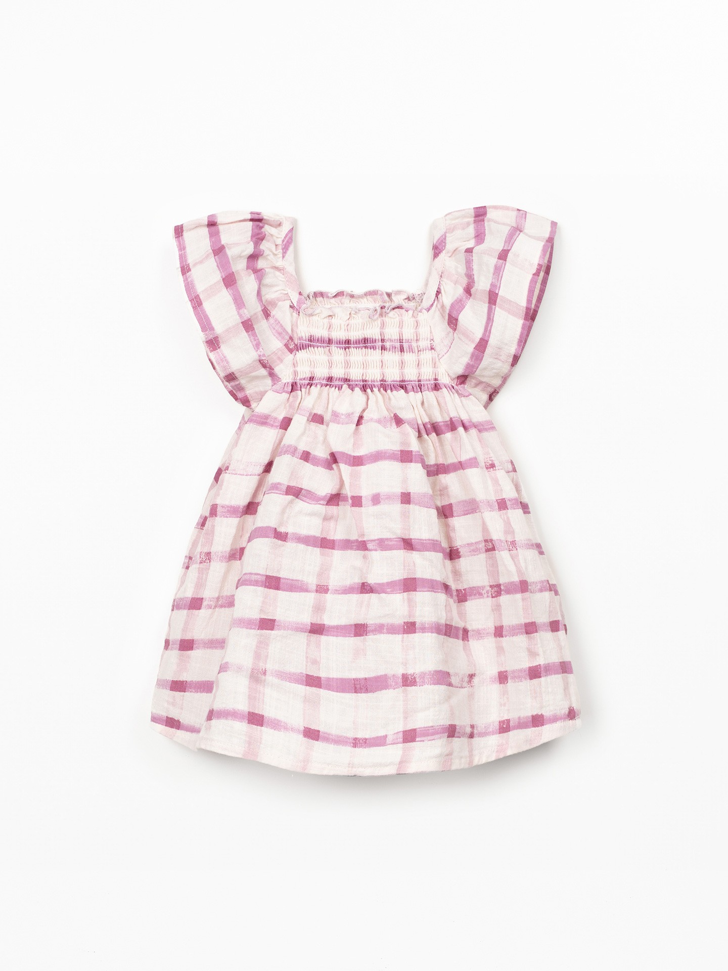 Vestido de tecido em fibras naturais