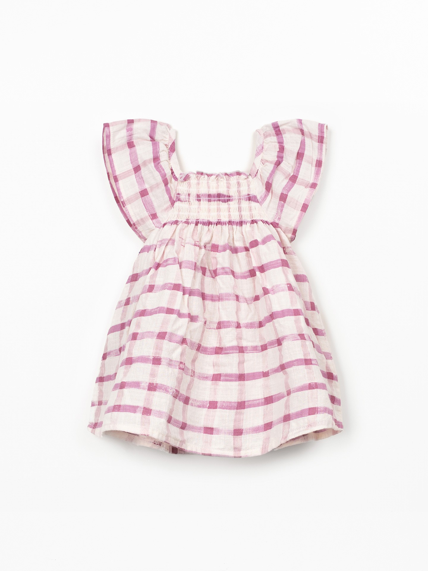 Vestido de tecido em fibras naturais