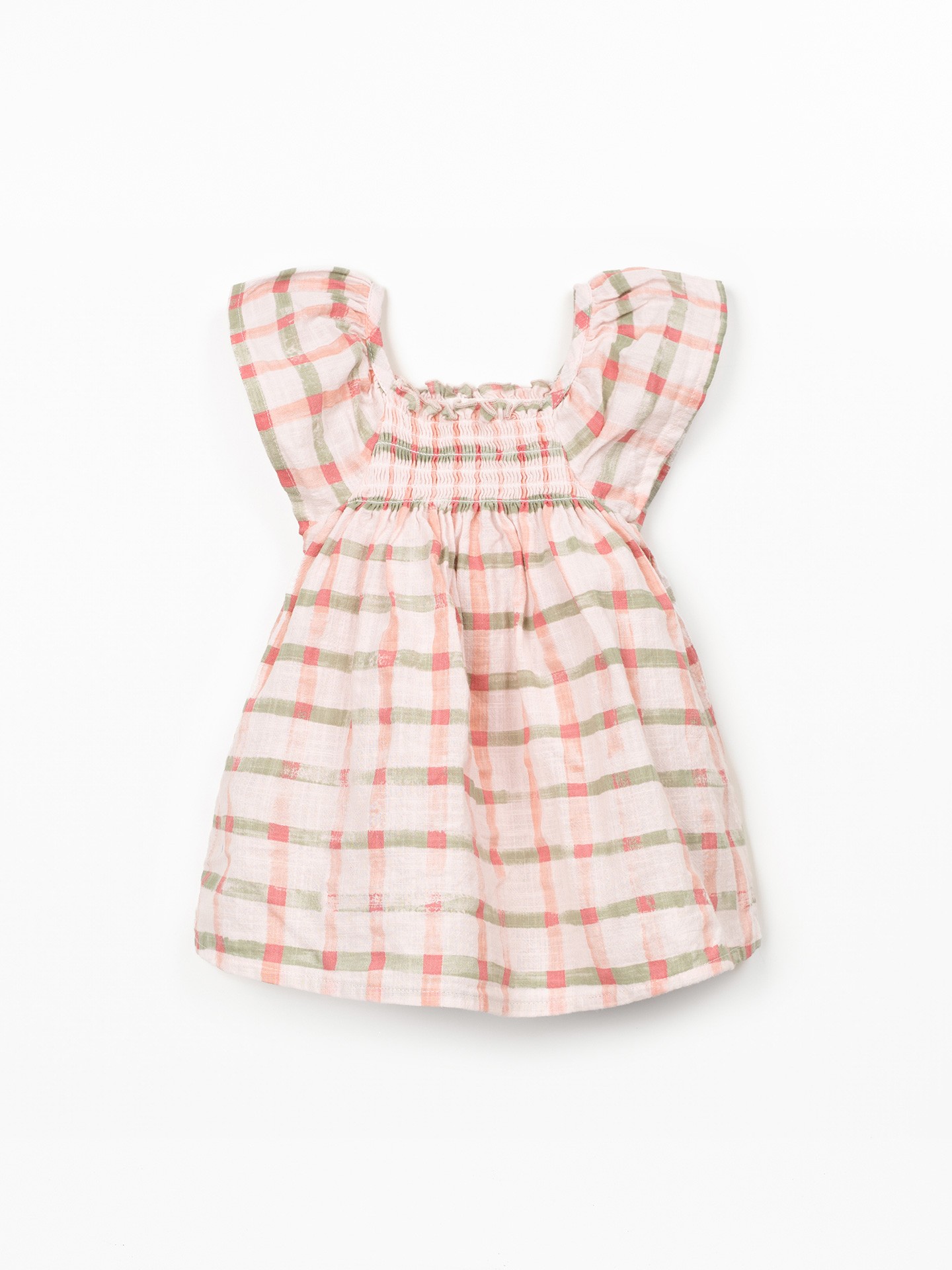 Vestido de tecido em fibras naturais