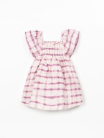 Vestido de tecido em fibras naturais