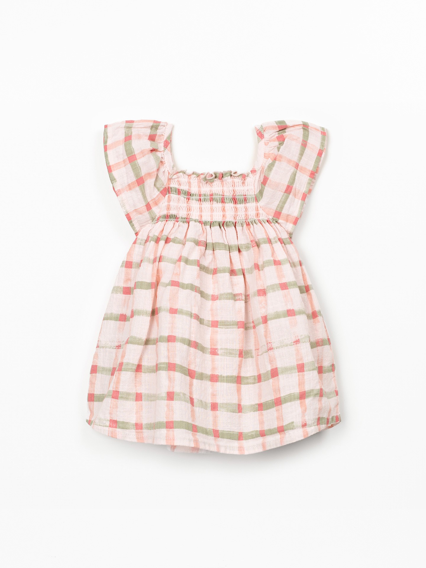 Vestido de tecido em fibras naturais