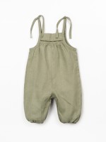 Linen jumpsuit with straps