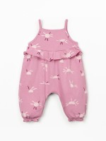 Macac�o de malha com estampado