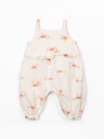 Macac�o de malha com estampado