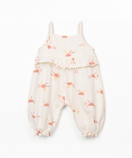 Tutina in maglina con stampa