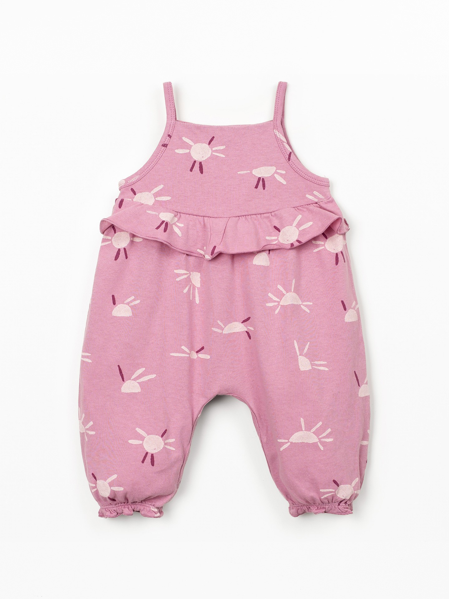 Macacão de malha com estampado