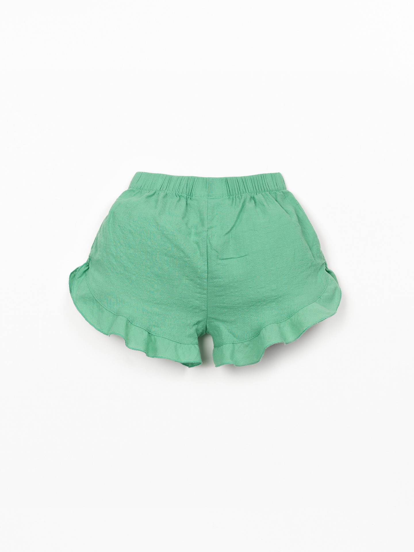 Pantalón corto de tejido de algodón orgánico