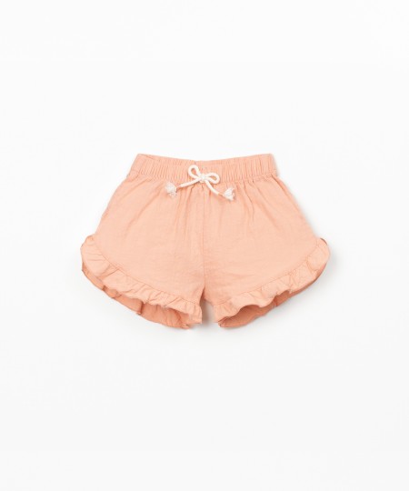 Organic cotton fabric shorts