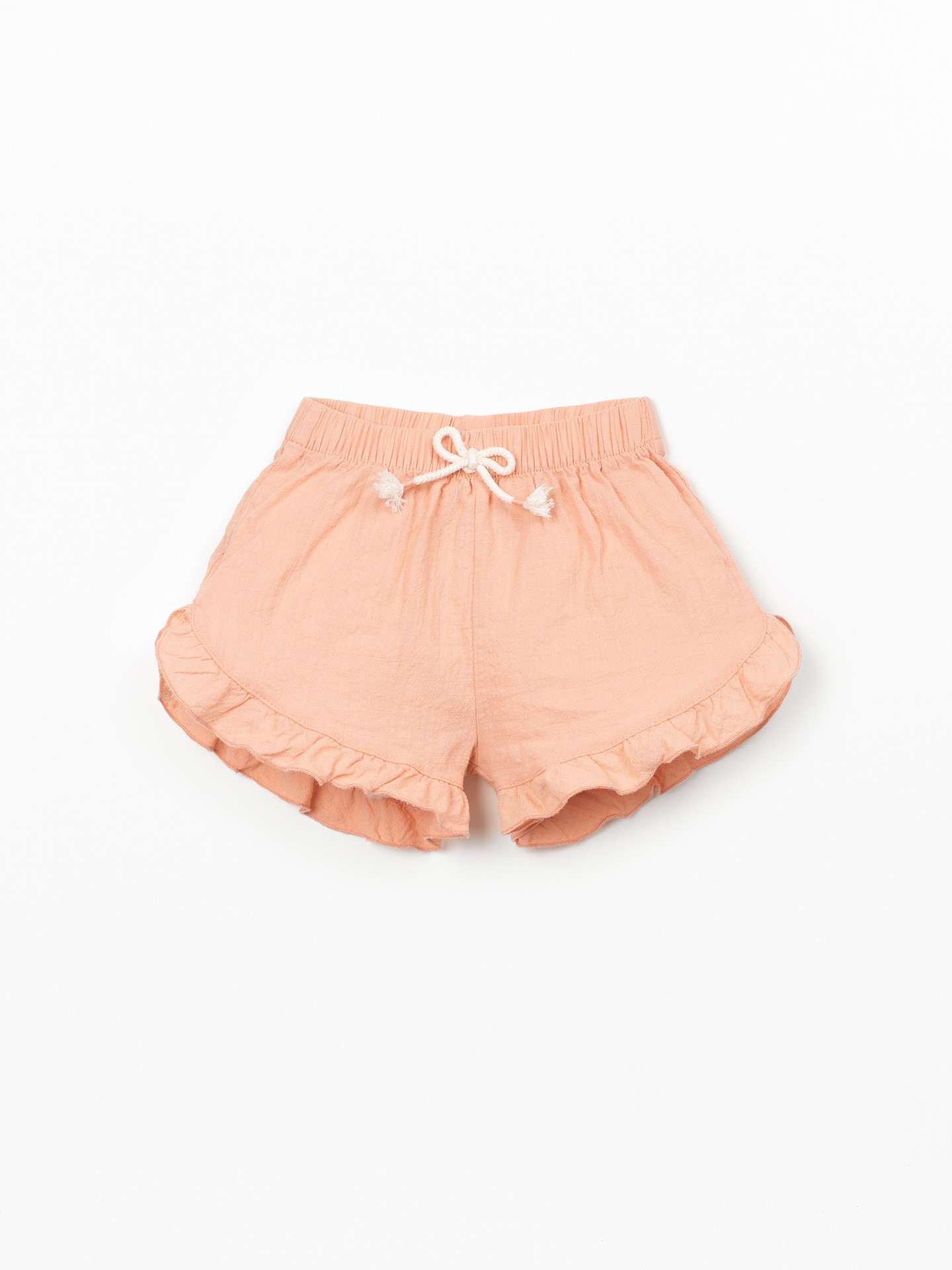 Pantalón corto de tejido de algodón orgánico