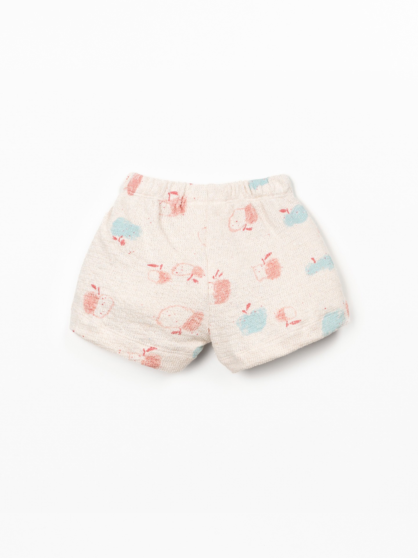 Pantaloncini in maglina con misto cotone rigenerativo e cotone riciclato