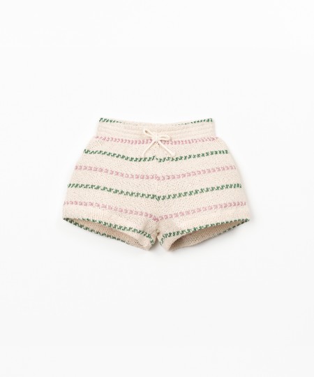 Jersey shorts with Re(Play) yarn