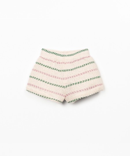 Jersey shorts with Re(Play) yarn