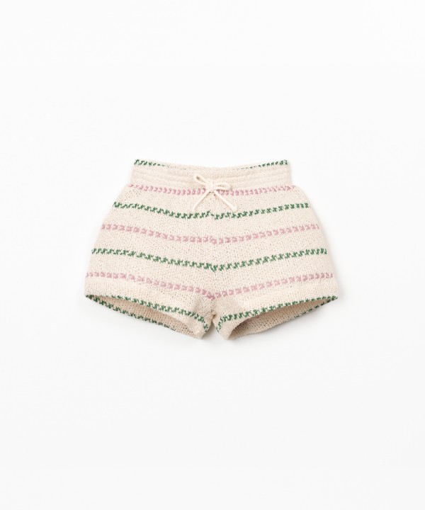 Jersey shorts with Re(Play) yarn