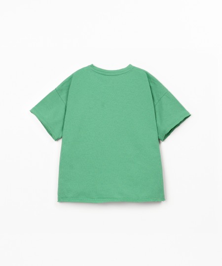 T-shirt com bolso no peito